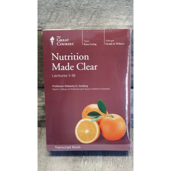 Great Courses :Nutrition made clear NEW (CS5) - Picture 1 of 2
